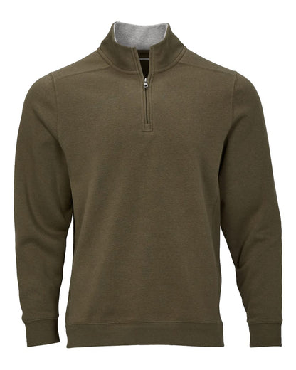 Boxercraft Fleece Quarter-Zip Pullover BM5202 #color_Olive