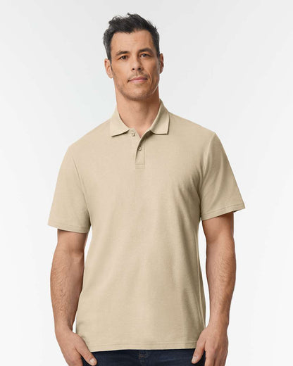 Gildan Softstyle® Adult Pique Polo 64800 #colormdl_Sand