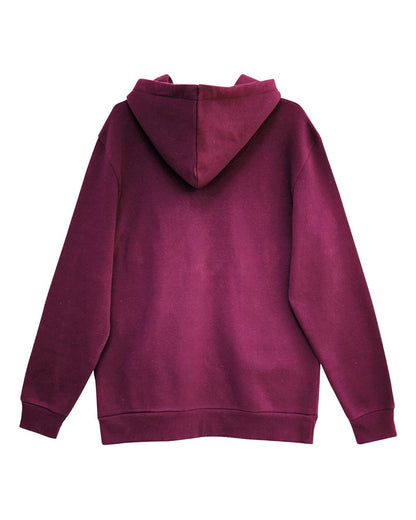 Threadfast Apparel Unisex Epic Fleece Pullover Hooded Sweatshirt T2000 #color_Maroon