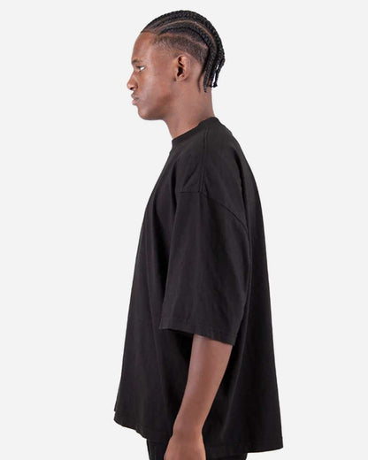 Shaka Wear Unisex Garment-Dyed Drop-Shoulder T-Shirt SHGDD #colormdl_Black