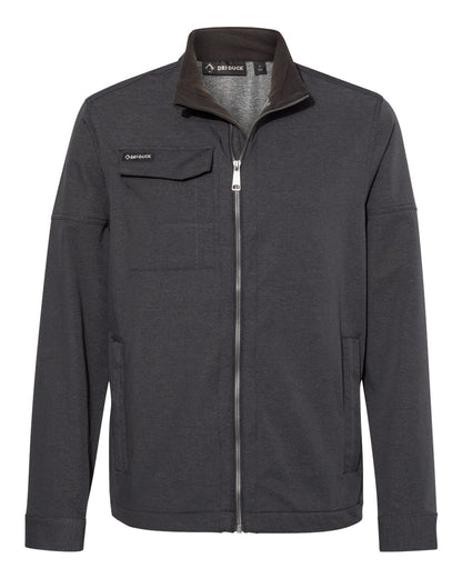 DRI DUCK Ace Woven Stretch Soft Shell Jacket 5327 #color_Charcoal