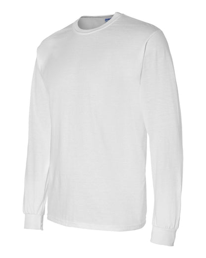 Gildan Unisex DryBlend® 50/50 Long Sleeve T-Shirt 8400 #color_White