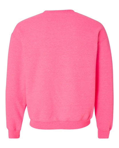 Gildan Unisex Heavy Blend™ Crewneck Sweatshirt 18000 #color_Safety Pink