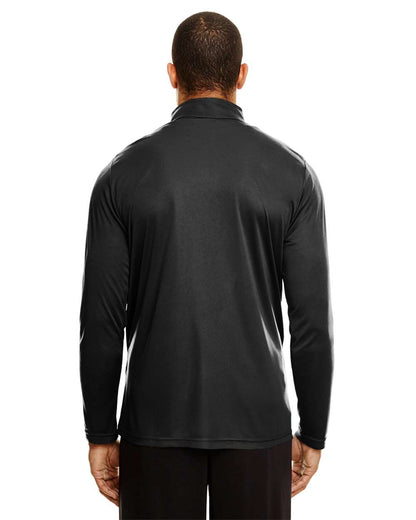 Team 365 Men's Zone Performance Quarter-Zip Pullover TT31 #colormdl_Black
