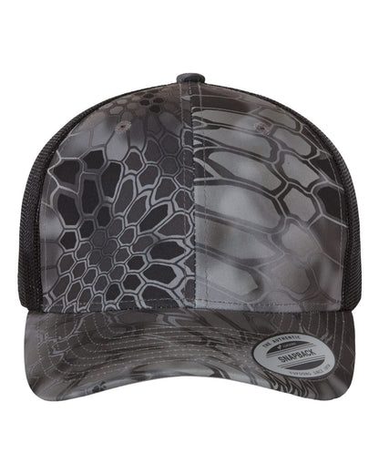 YP Classics Retro Trucker Cap 6606 #color_Kryptek Raid