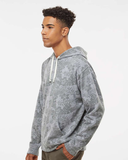 J. America Men's Triblend Fleece Hooded Sweatshirt 8871 #colormdl_Grey Aloha Triblend
