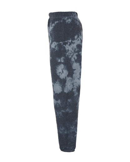 Dyenomite Dream Tie-Dyed Sweatpants 973VR #color_Black Crystal