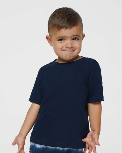 Rabbit Skins Infant Fine Jersey Tee 3322 #colormdl_Navy