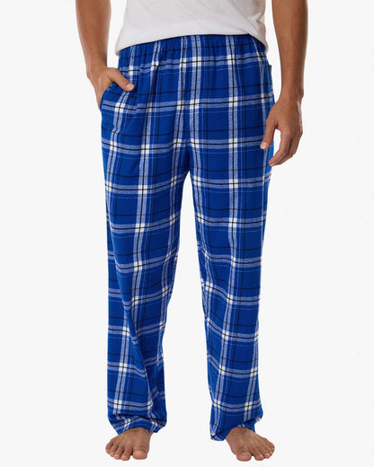 Boxercraft Men's Harley Flannel Pants BM6624 #colormdl_Electric Royal Carnegie Plaid 