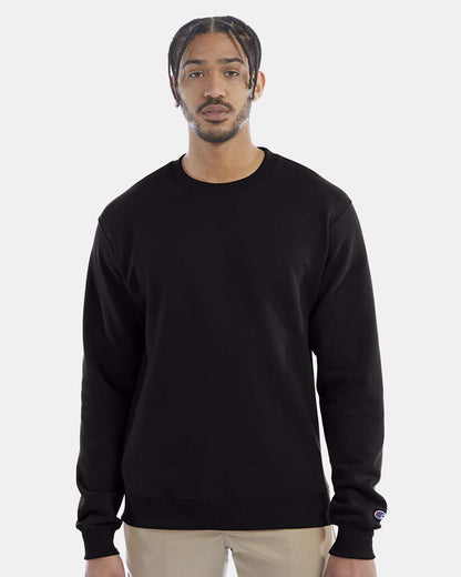Champion Unisex Powerblend® Crewneck Sweatshirt S600 #colormdl_Black