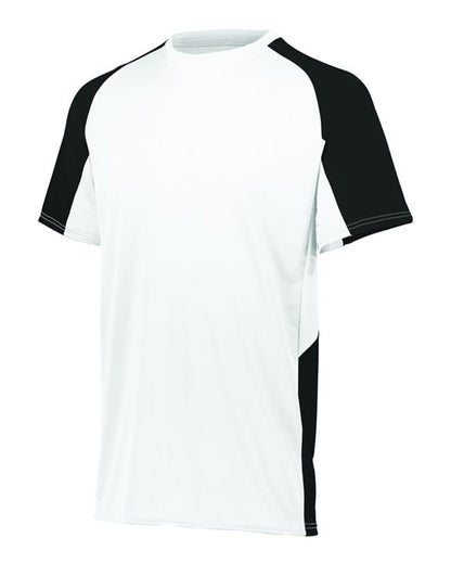 Augusta Sportswear Youth Cutter Jersey 1518 #color_White/ Black