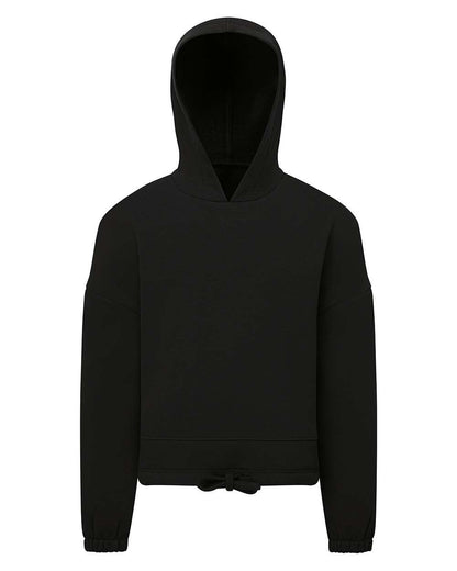 TriDri Youth Maria Hooded Sweatshirt TD85B #color_Black