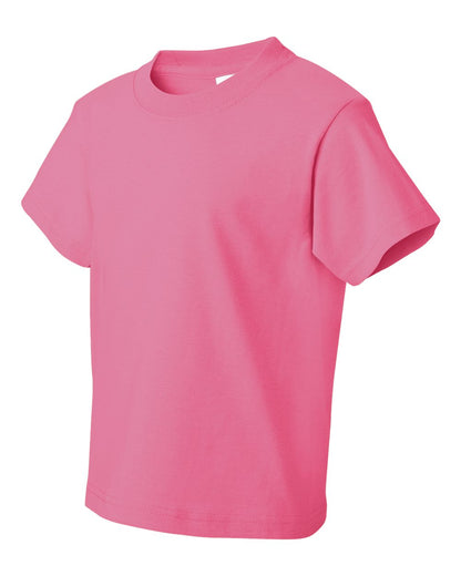 Fruit of the Loom HD Cotton Youth Short Sleeve T-Shirt 3930BR #color_Neon Pink