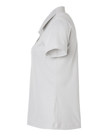 Adidas Women's 4-Way Stretch Printed Polo A717 #color_White