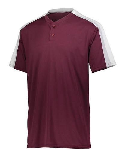 Augusta Sportswear Youth Power Plus Jersey 2.0 1558 #color_Maroon/ White/ Silver Grey