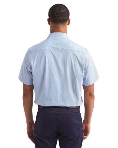 Artisan Collection by Reprime Men's Microcheck Gingham Cotton Shirt RP221 #colormdl_Light Blue/ White