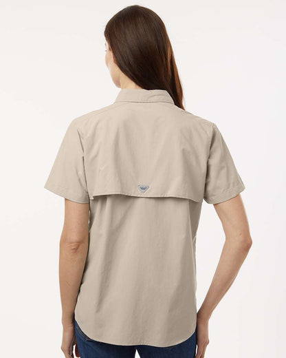 Columbia Women's PFG Bahama™ Short Sleeve Shirt 212473 #colormdl_Fossil
