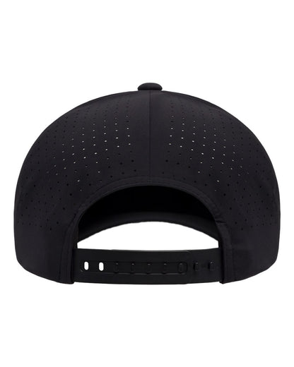 Flexfit Delta® Snapback Perforated Cap 180AP #color_Black
