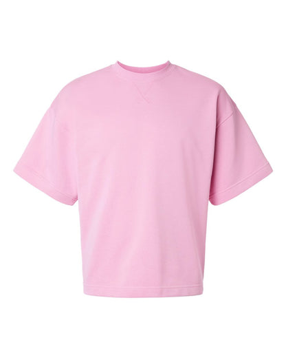 American Apparel Unisex French Terry Ex Crew FTEX00 #color_Powder Pink