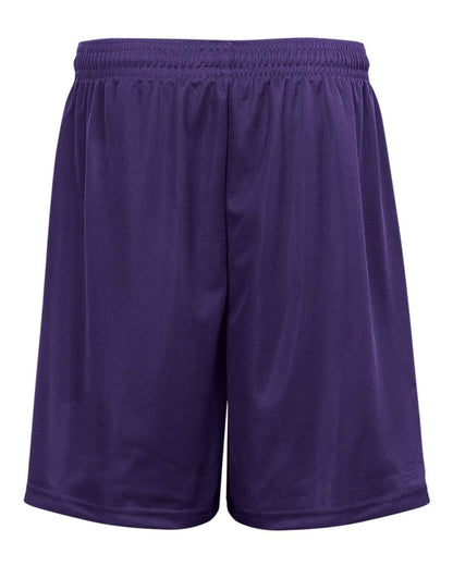 Badger Mini Mesh 7'' Inseam Shorts 7237 #color_Purple