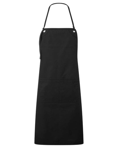 Artisan Collection by Reprime Artisan's Choice Double Pocket Canvas Apron RP181 #color_Black