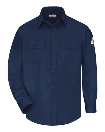 Bulwark Uniform Shirt - Tall Sizes SLU8T #color_Navy