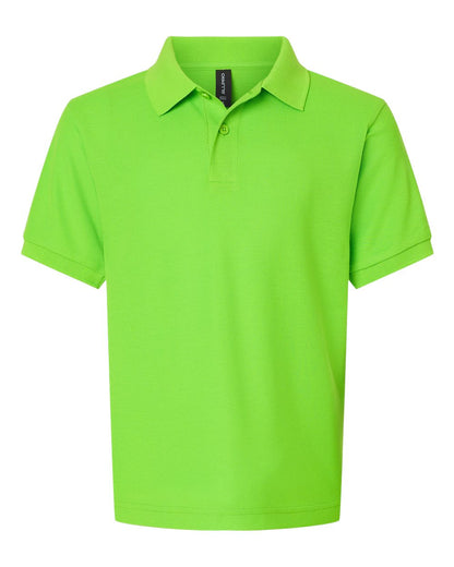 AllPro Youth Pique Polo 62800Y #color_Lime