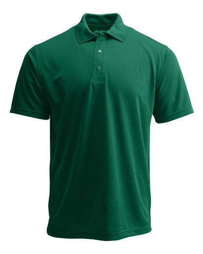 Paragon Youth Saratoga Performance Mini Mesh Polo 108Y #color_Hunter Green