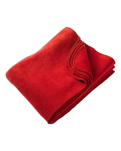 Harriton Fleece Blanket M999 #color_Red