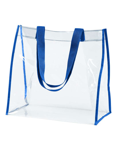 BAGedge Clear PVC Tote BE252 #color_Royal