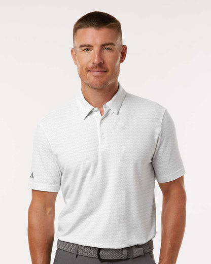 Adidas Men's Blended Printed Polo A702 #colormdl_White