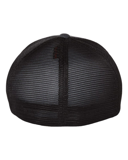 Flexfit Unipanel™ Trucker Cap 5511UP #color_Melange Dark Grey/ Black