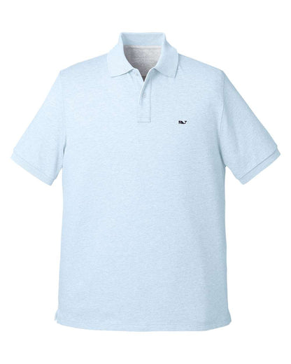 vineyard vines Men's Edgartown Pique Polo G011147 #color_Jake Blue