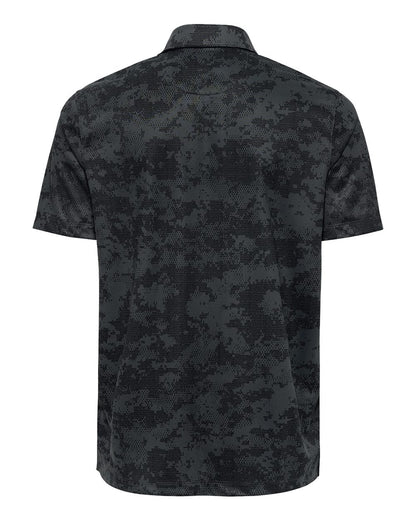Paragon Men's Monterey Printed Polo 171 #color_Black