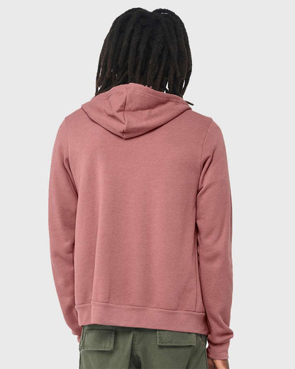 BELLA + CANVAS Sponge Fleece Full-Zip Hoodie 3739 #colormdl_Heather Mauve