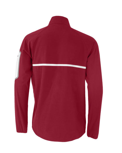 Holloway Unisex Weld Jacket 229543 #color_Scarlet/ White