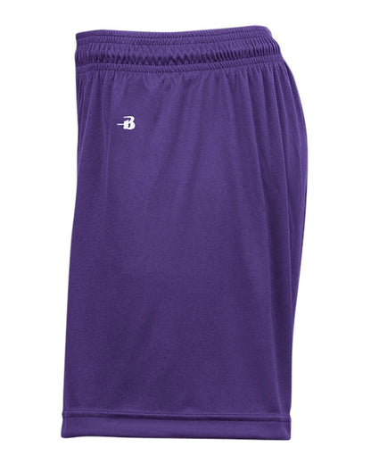 Badger Women's B-Core 5" Inseam Shorts 4116 #color_Purple 