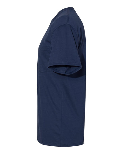 Hanes Unisex Workwear Pocket T-Shirt W110 #color_Navy