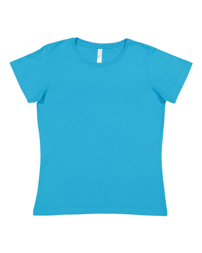 LAT Women's Fine Jersey Tee 3516 #color_Turquoise