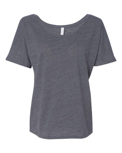 BELLA + CANVAS Women’s Slouchy Tee 8816 #color_Asphalt Slub