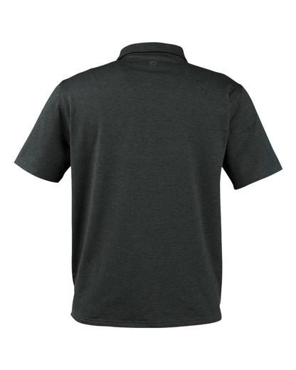 Glyder Men's Fairway Marbled Jersey Polo MDP1799 #color_Black