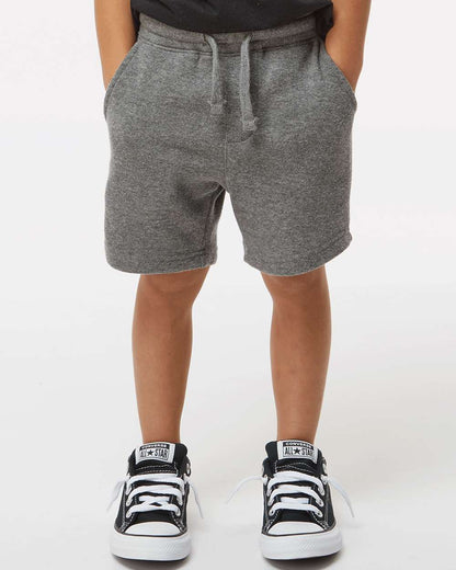 Independent Trading Co. Toddler Lightweight Special Blend Fleece Shorts PRM11SRT #colormdl_Nickel