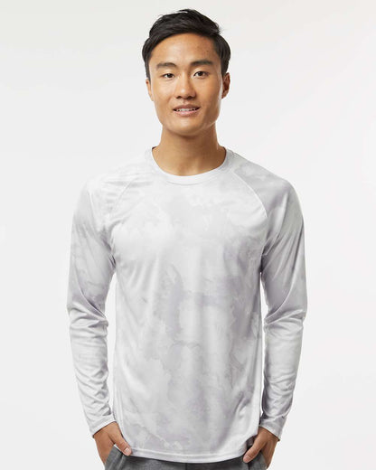 Paragon Unisex Cabo Camo Performance Long Sleeve T-Shirt 228 #colormdl_Aluminum