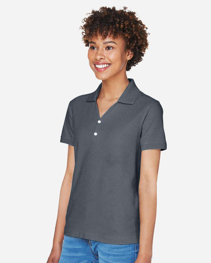 Devon & Jones Women's Pima Piqué Polo D100W #colormdl_Graphite