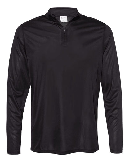 Augusta Sportswear Attain Color Secure® Performance Quarter-Zip Pullover 2785 #color_Black