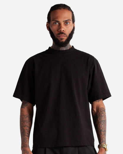 Shaka Wear Men's Cropped Max Heavyweight T-Shirt MCS #colormdl_Black
