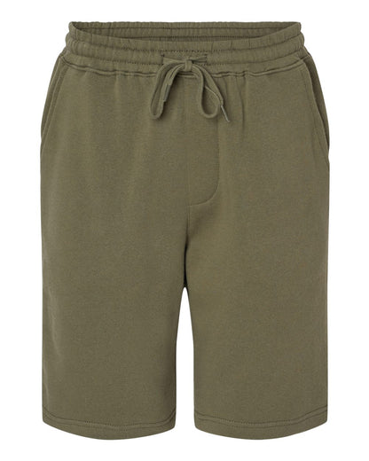 Independent Trading Co. Midweight Fleece Shorts IND20SRT #color_Army