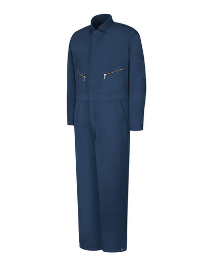 Red Kap Men's Tall Insulated Twill Coverall CT30T #color_Navy