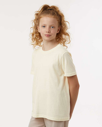 Tultex Youth Fine Jersey T-Shirt 235 #colormdl_Natural