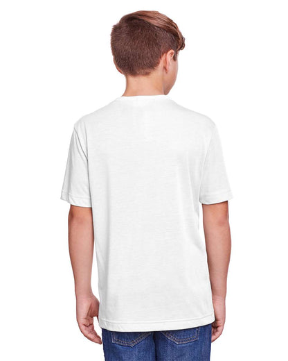 CORE365 Youth Fusion ChromaSoft™ Performance T-Shirt CE111Y #colormdl_White